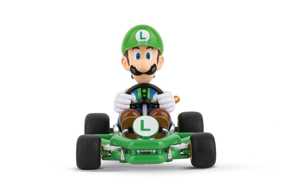 Super Mario Kart RC fjärrstyrd bil 1/18 2.4GHz Pipe Kart Luigi Carrera