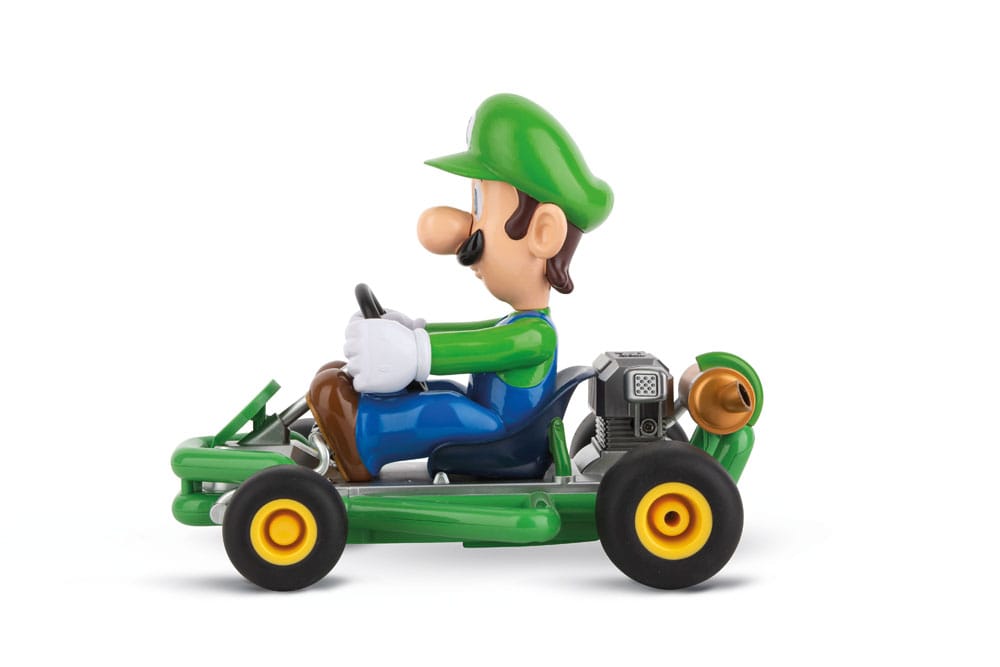 Super Mario Kart RC fjärrstyrd bil 1/18 2.4GHz Pipe Kart Luigi Carrera