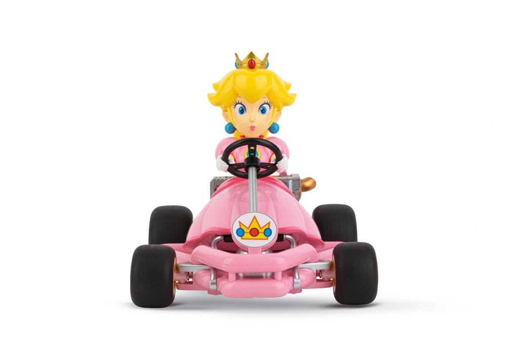 Super Mario Kart RC Fjärrstyrd Bil 1/18 2.4GHz Pipe Kart Peach Carrera