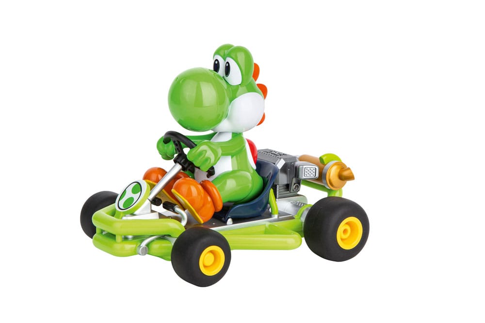 Super Mario Kart RC Fjärrstyrd Bil 1/18 2.4GHz Pipe Kart Yoshi Carrera