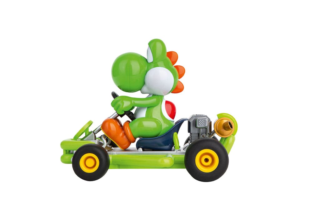 Super Mario Kart RC Fjärrstyrd Bil 1/18 2.4GHz Pipe Kart Yoshi Carrera