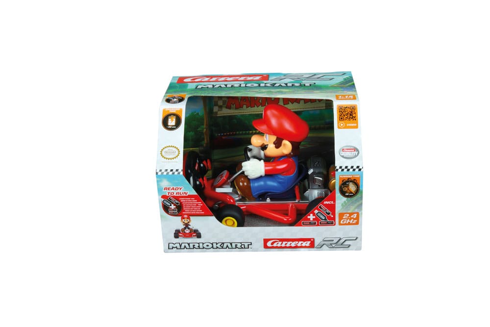 Super Mario Kart RC fjärrstyrd bil 1/18 2.4GHz Pipe Kart Mario Carrera