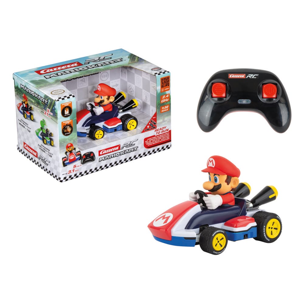 Super Mario Kart RC fjärrstyrd Race Kart 1/32 2.4GHz Mario Carrera