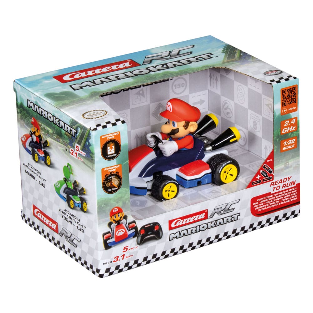 Super Mario Kart RC fjärrstyrd Race Kart 1/32 2.4GHz Mario Carrera