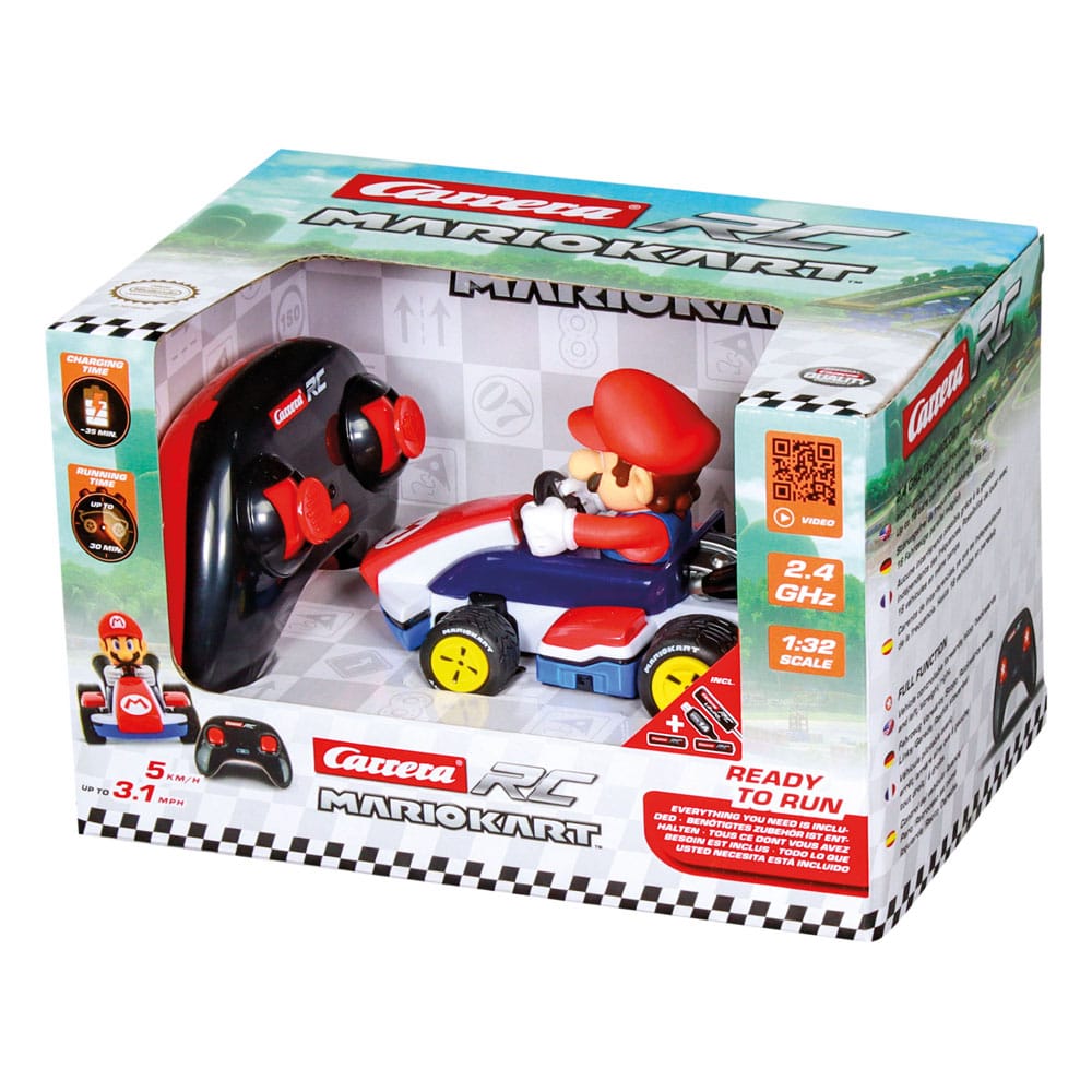 Super Mario Kart RC fjärrstyrd Race Kart 1/32 2.4GHz Mario Carrera
