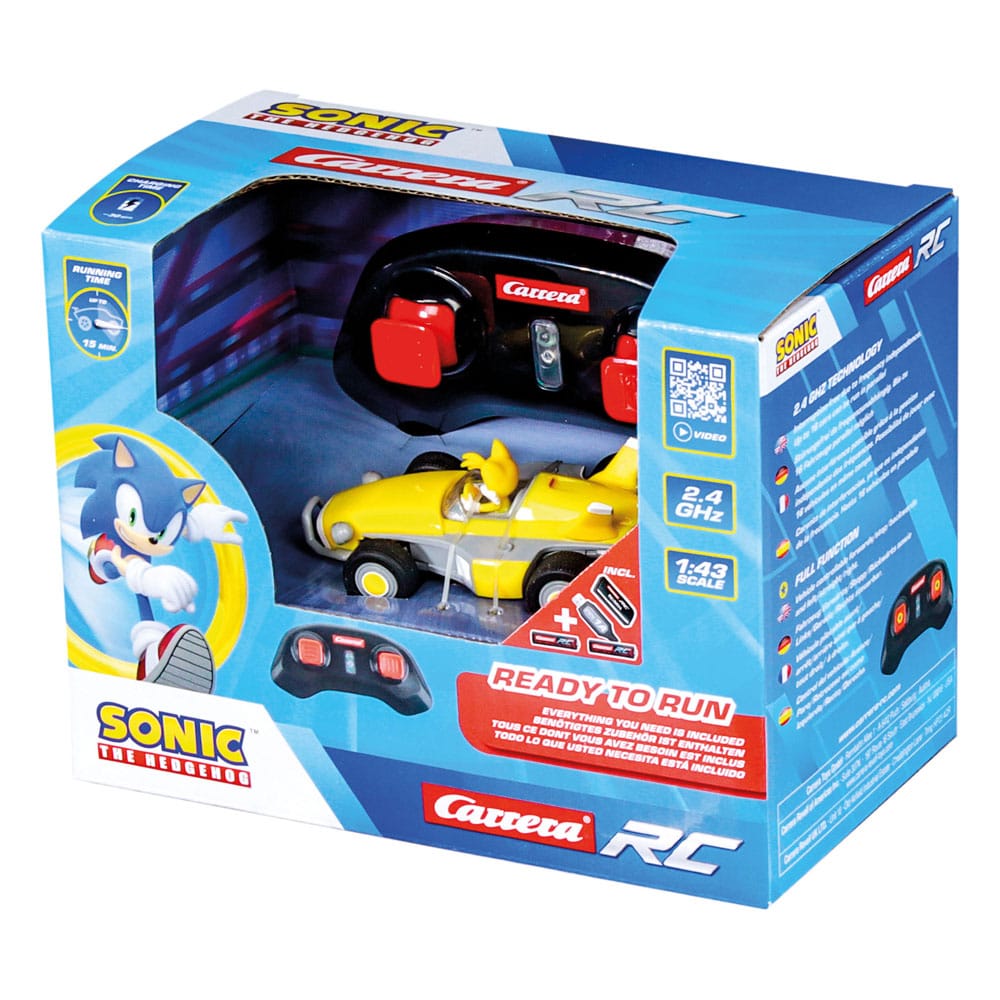 Sonic the Hedgehog RC Bil 1/43 Tails Carrera
