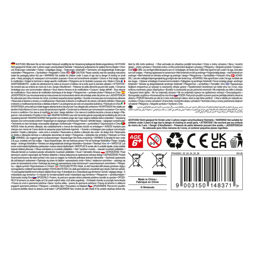 Super Mario Kart RC fjärrstyrd bil 1/50 2.4GHz Mini Mario Gold Carrera