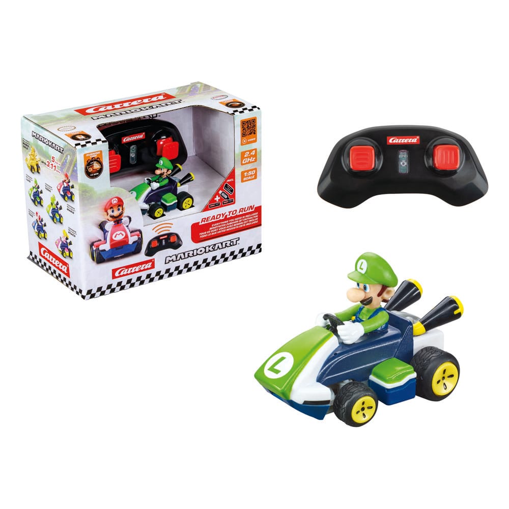 Super Mario Kart RC Mini Luigi Bil Carrera