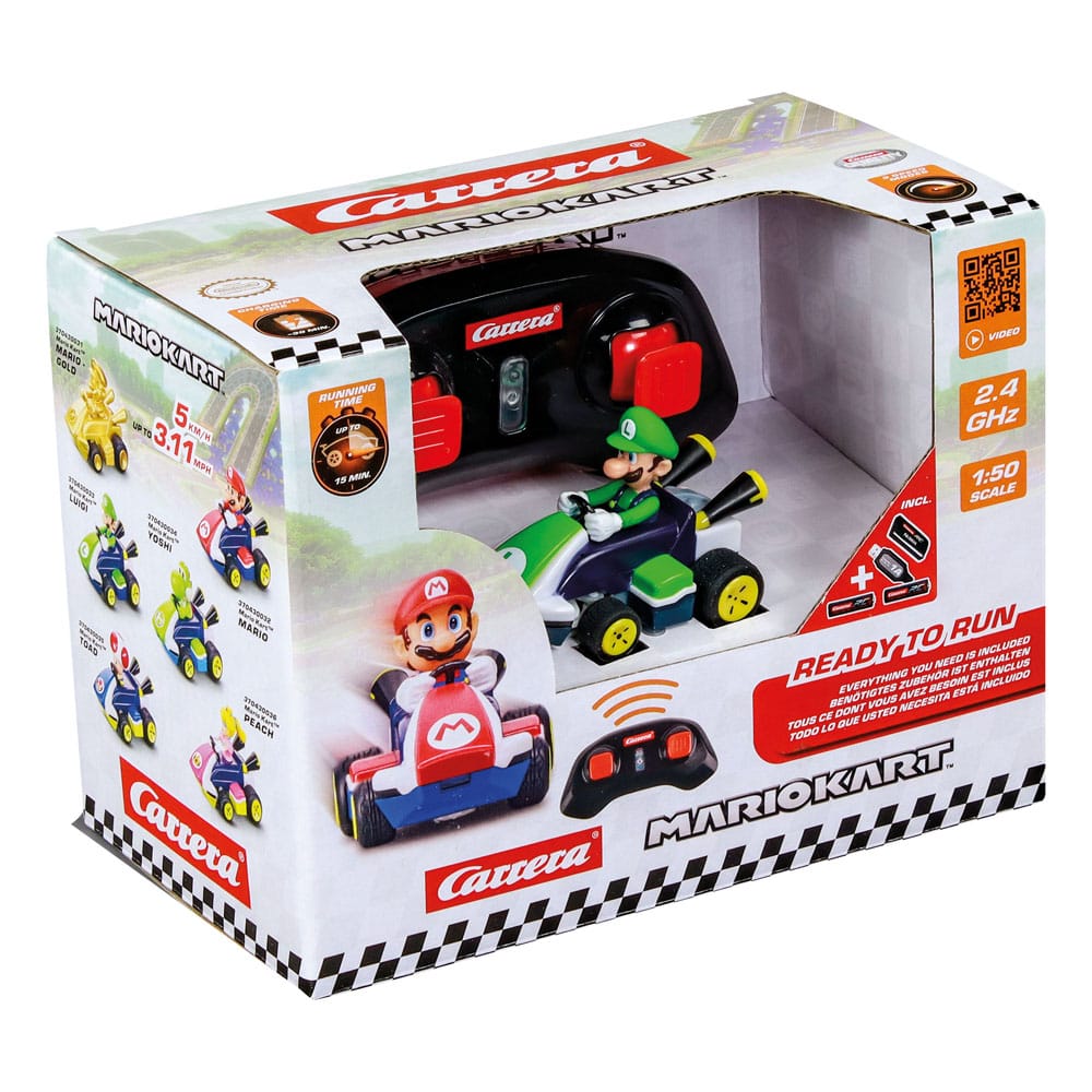 Super Mario Kart RC Mini Luigi Bil Carrera