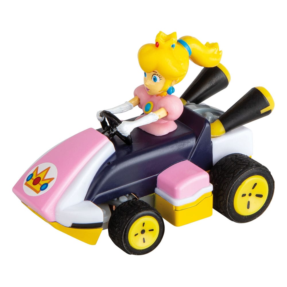 Super Mario Kart RC Fjärrstyrd Bil 1/50 2.4GHz Mini Peach Carrera