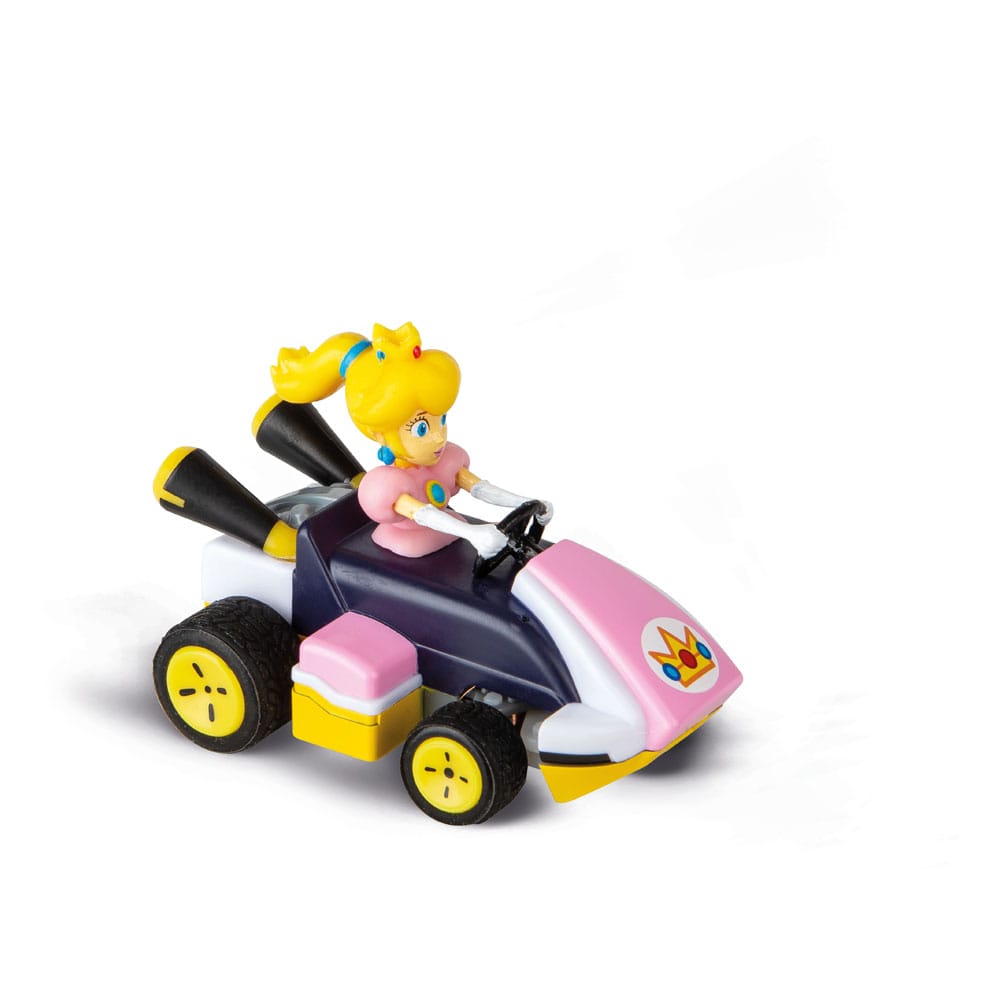Super Mario Kart RC Fjärrstyrd Bil 1/50 2.4GHz Mini Peach Carrera