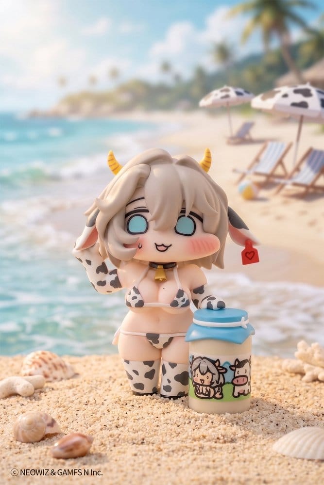 Originalfiguren i PVC Milky Bikini Teresse-chan baserad på illustration av JAZZ JACK, 9 cm