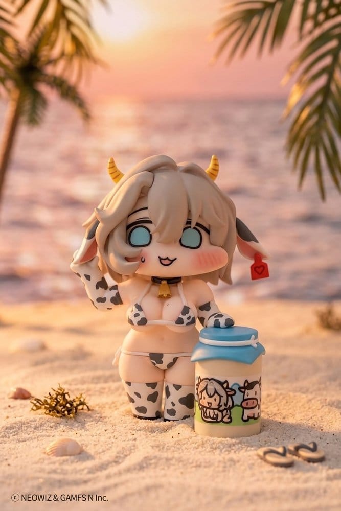Originalfiguren i PVC Milky Bikini Teresse-chan baserad på illustration av JAZZ JACK, 9 cm