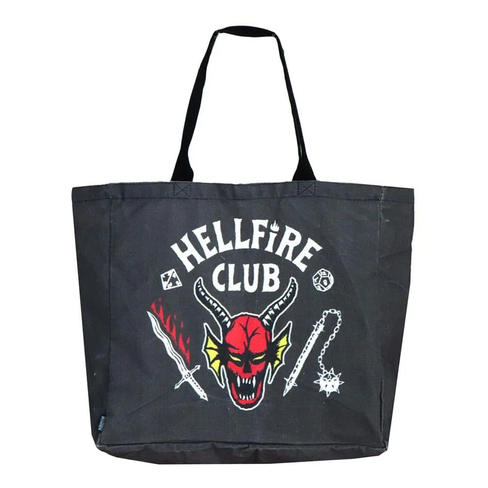 Stranger Things Tote Bag Hellfire Club XL Cerdá