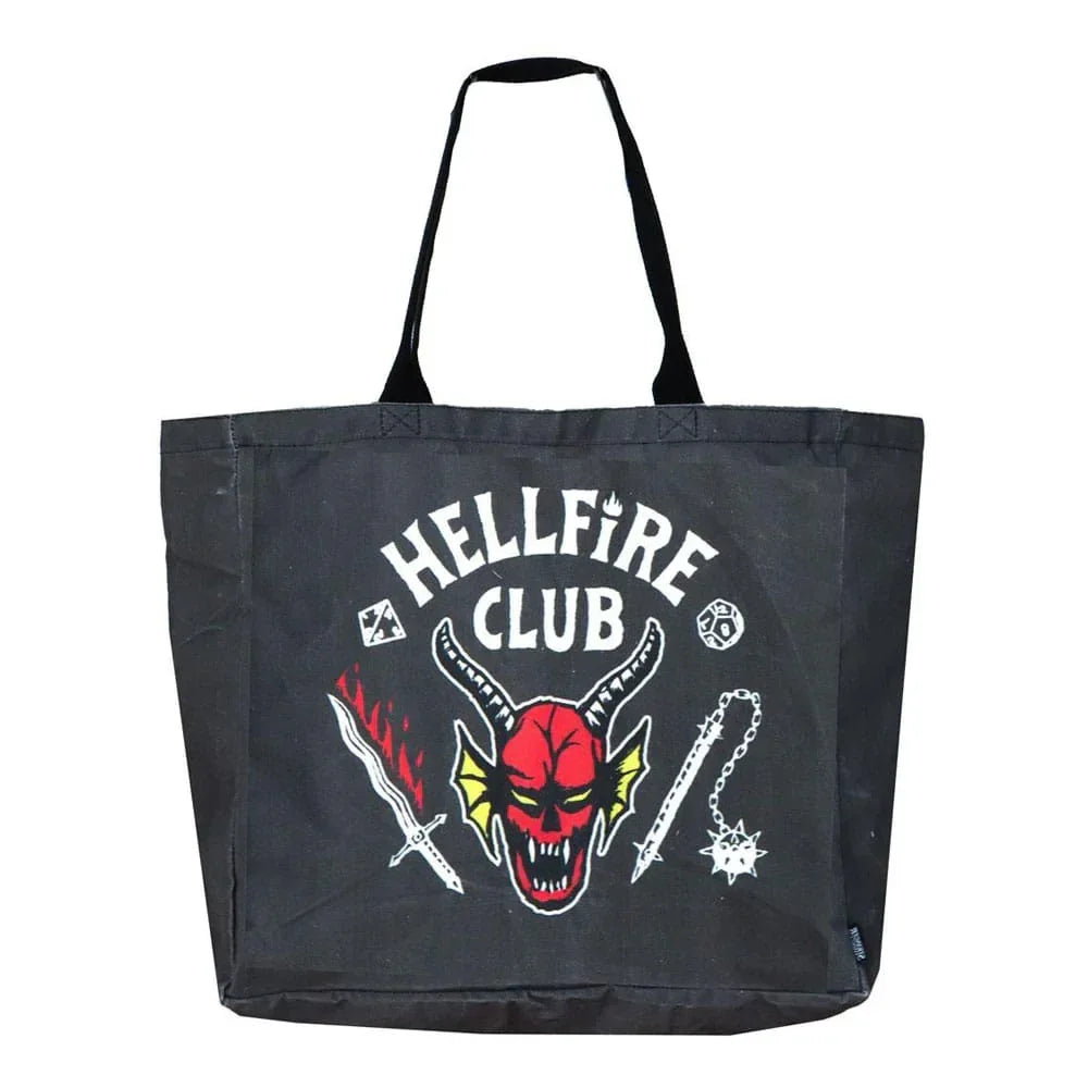 Stranger Things Tote Bag Hellfire Club XL Cerdá