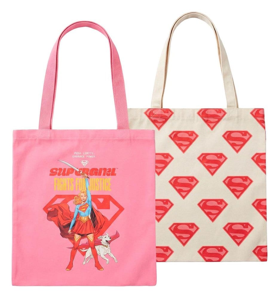 DC Comics Shoppingkassar 2-pack med Superman och Supergirl