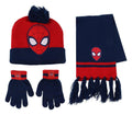 Marvel Mössa, Halsduk och Handskar 3-Delar Set Spider-Man