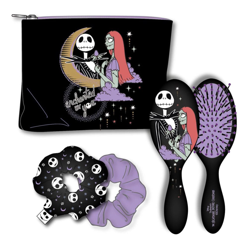 Nightmare Before Christmas Sminkväska 3-pack Jack & Sally Cerdá