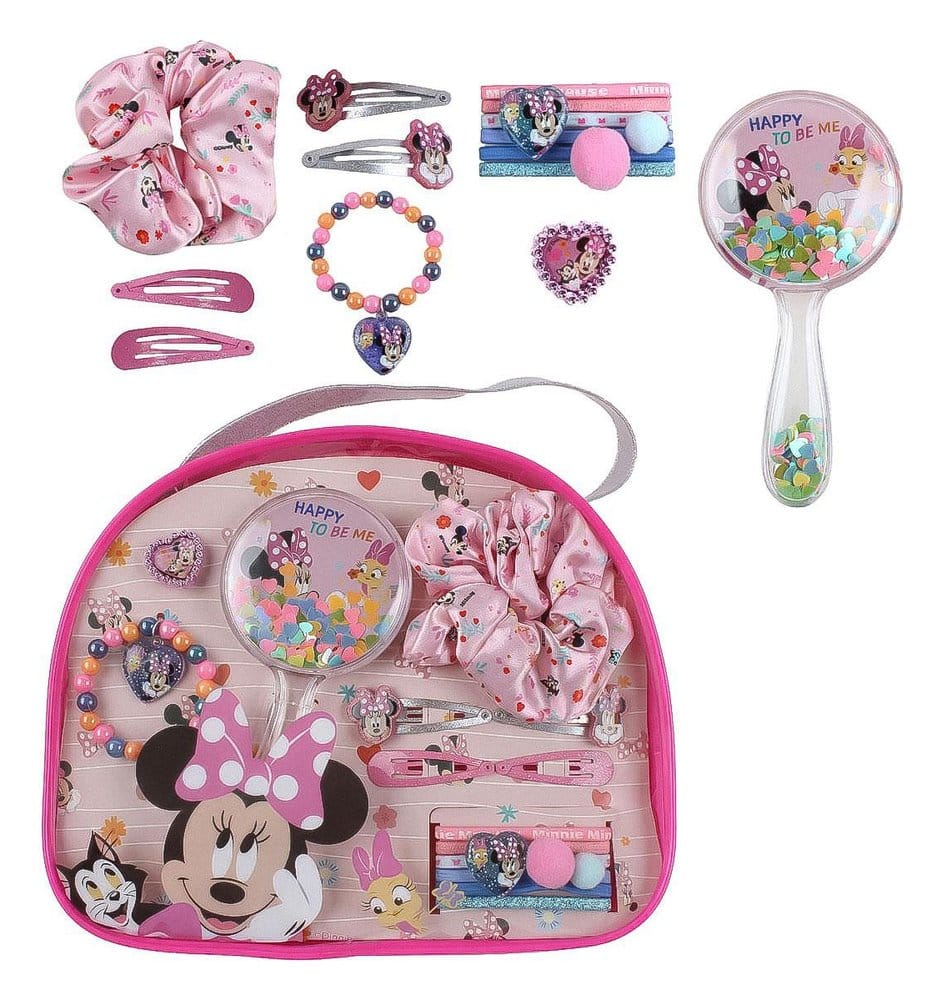 Disney Skönhetsset med Necessär och Tillbehör Minnie Mouse