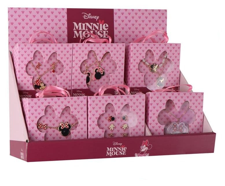 Disney Barn Smyckeset Minnie Mouse Display (24 delar)