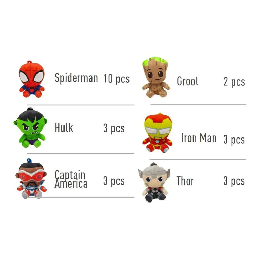 Marvel Gosedjur Nyckelrings 12 cm Assortment (24) Cerdá