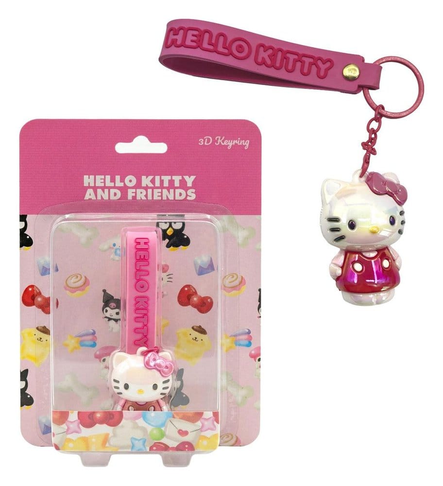 Sanrio 3D-nyckelring Hello Kitty