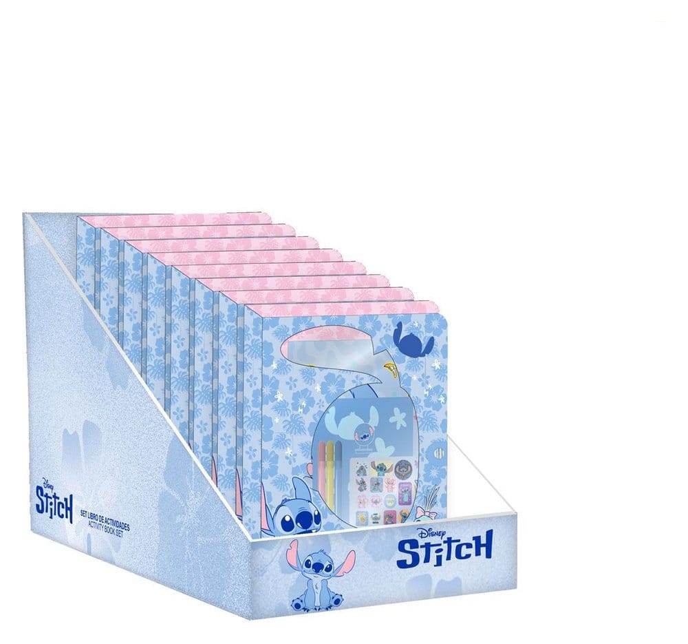 Lilo & Stitch Anteckningsblock Set Display (8) – Officiellt Licensierad Produkt för Barn