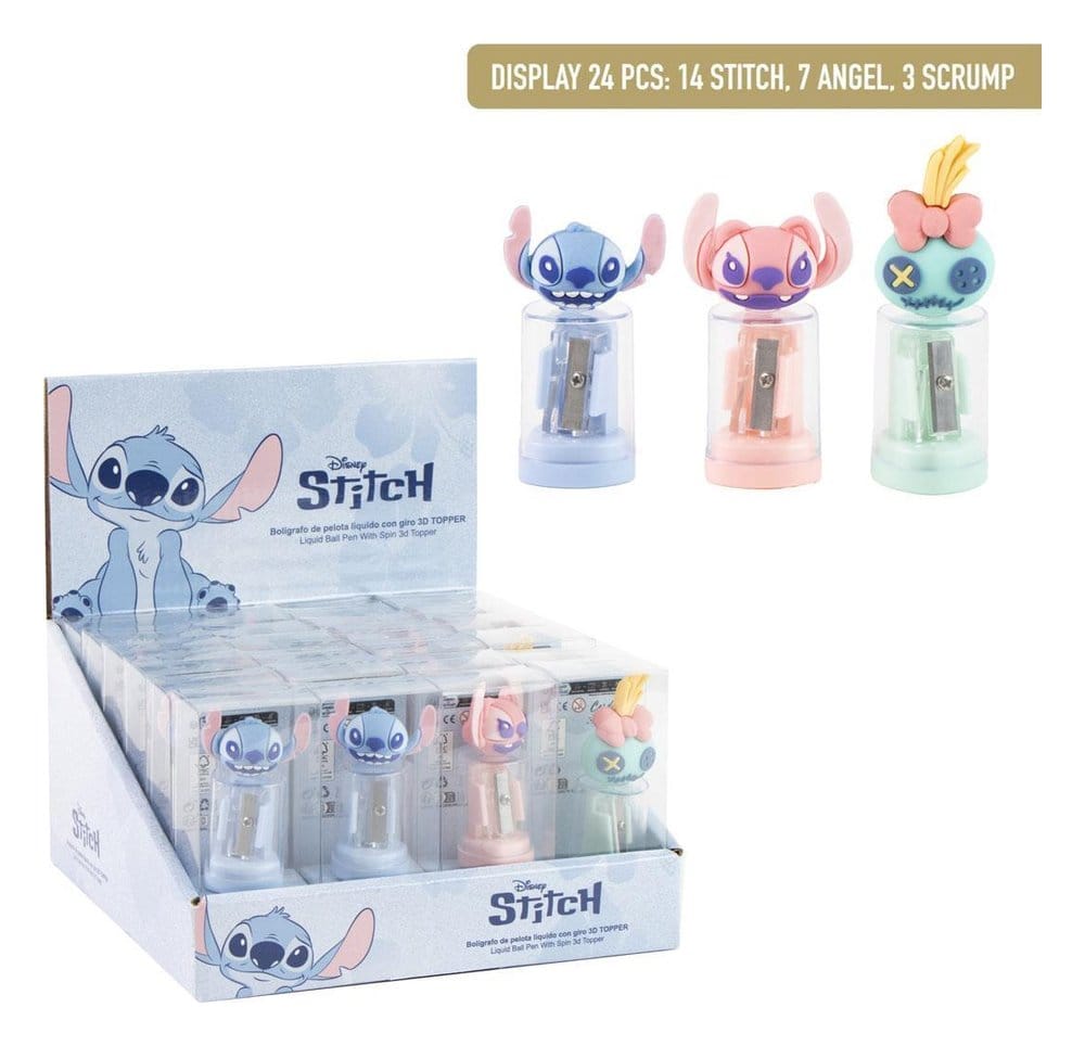 Disney Pennvässare Stitch Display (24 stycken)