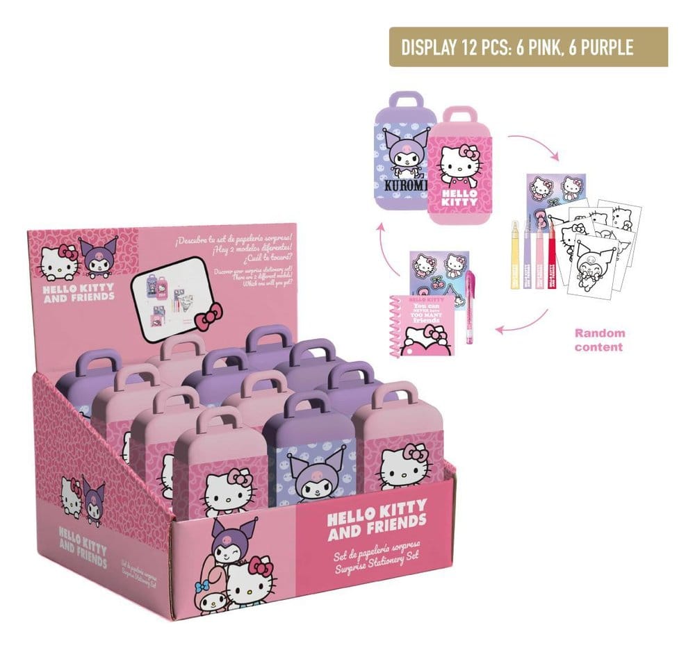 Sanrio Stationära set Hello Kitty Blind Box Display (12)