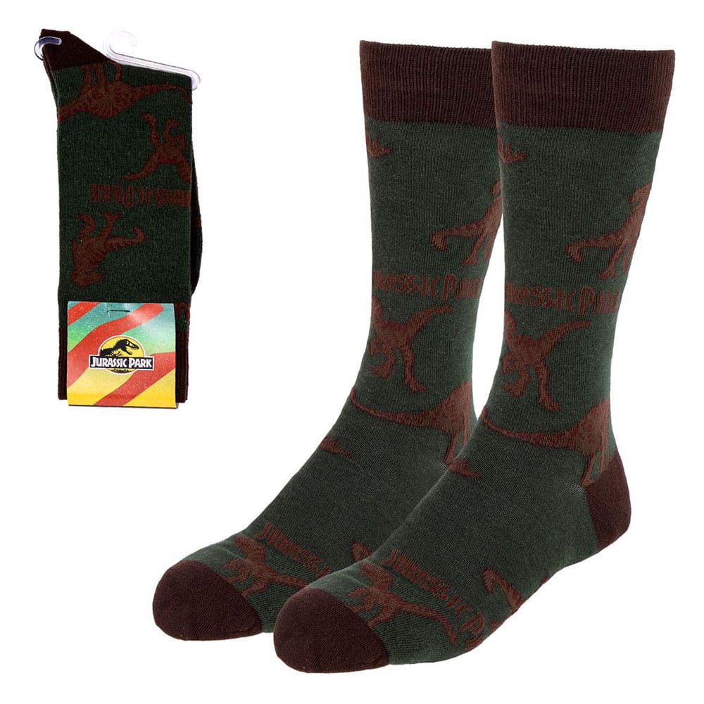 Jurassic Park Strumpor Raptor Assortiment (6 stycken) Cerdá