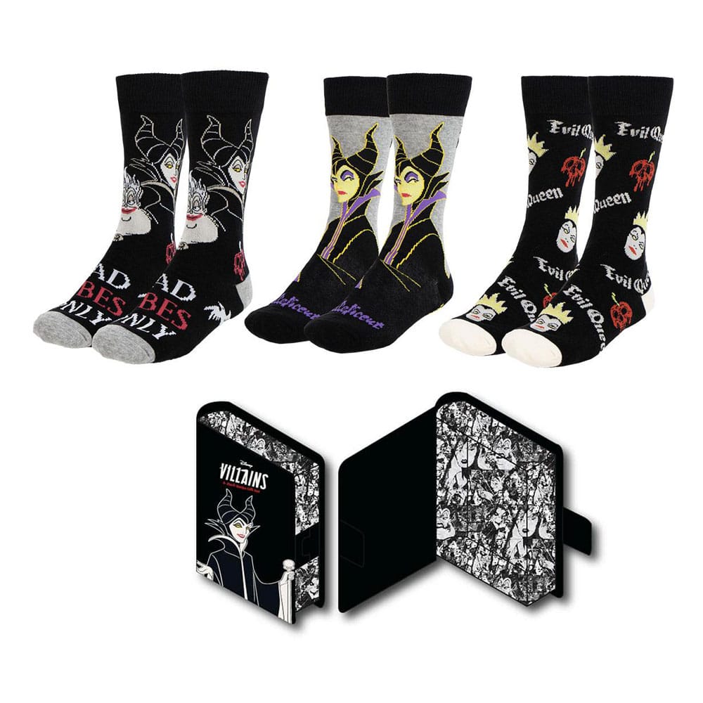 Disney Skurkar Strumpor 3-Pack EU 36-43