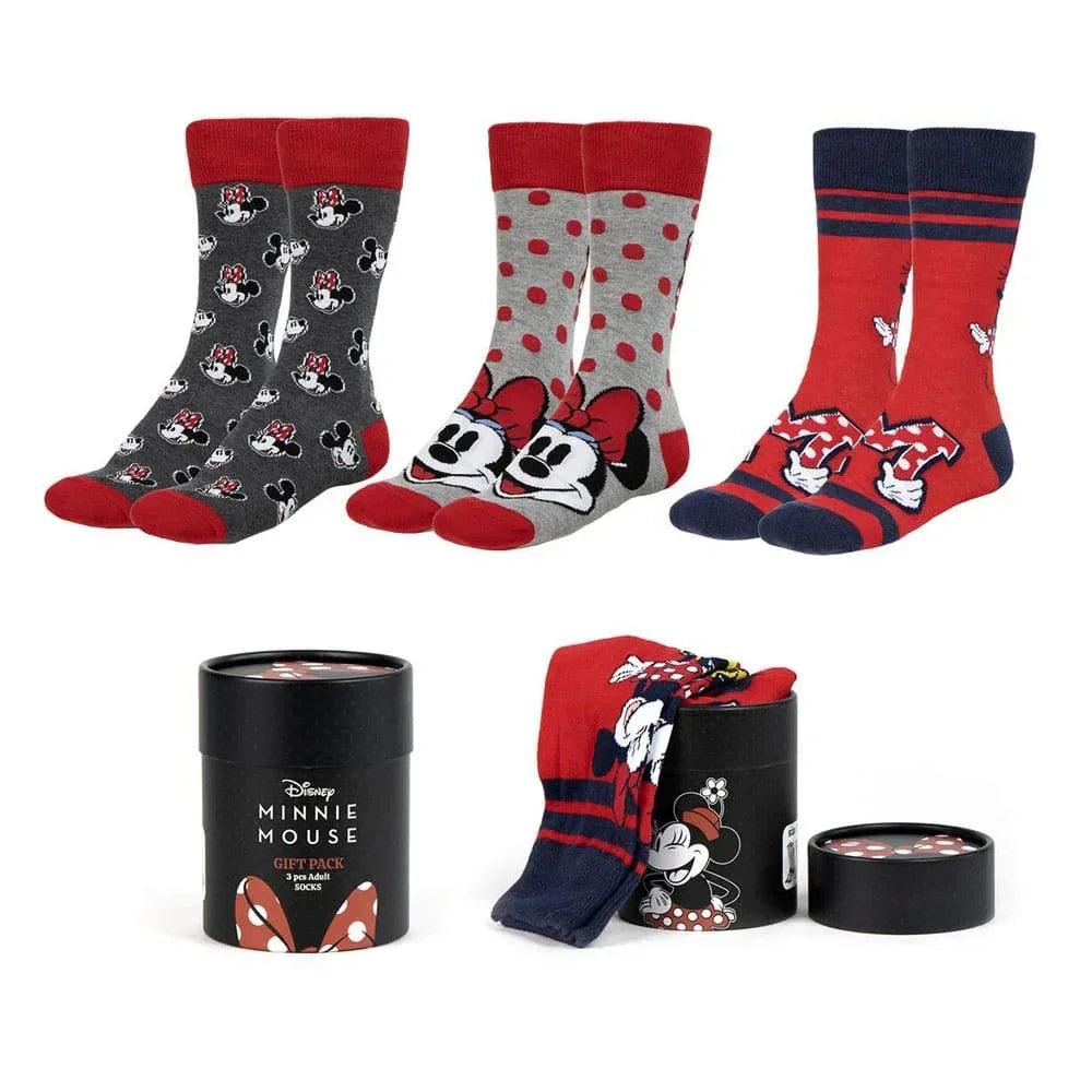 Disney Strumpor 3-Pack Minnie 36-43 Cerdá