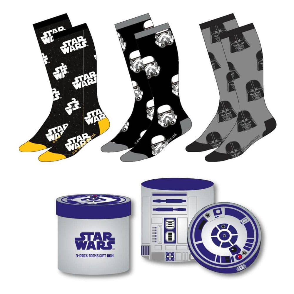 Star Wars Strumpor 3-Pack 38-45 Cerdá