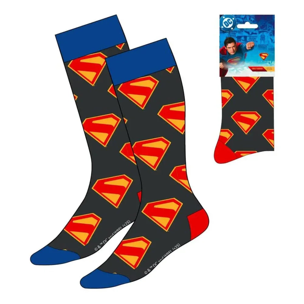 DC Comics Strumpor med Superman-logga i Blå & Röd (Storlek 38-45) Cerdá