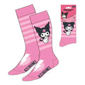 Sanrio Strumpor Kuromi Rosa Randig 36-43 Cerdá