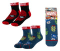 Marvel-strumpor 2-pack korta storlek 38-45