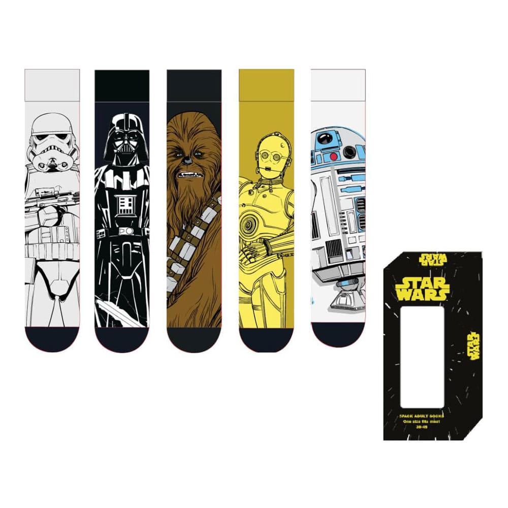 Star Wars Strumpor 5-Pack 38-45 Cerdá