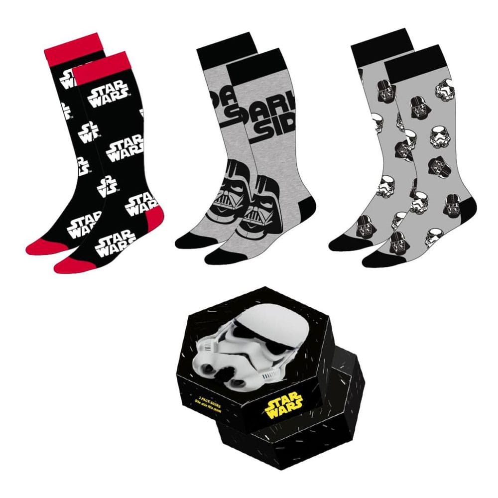 Star Wars Strumpor 3-Pack Stormtrooper 38-45 Cerdá