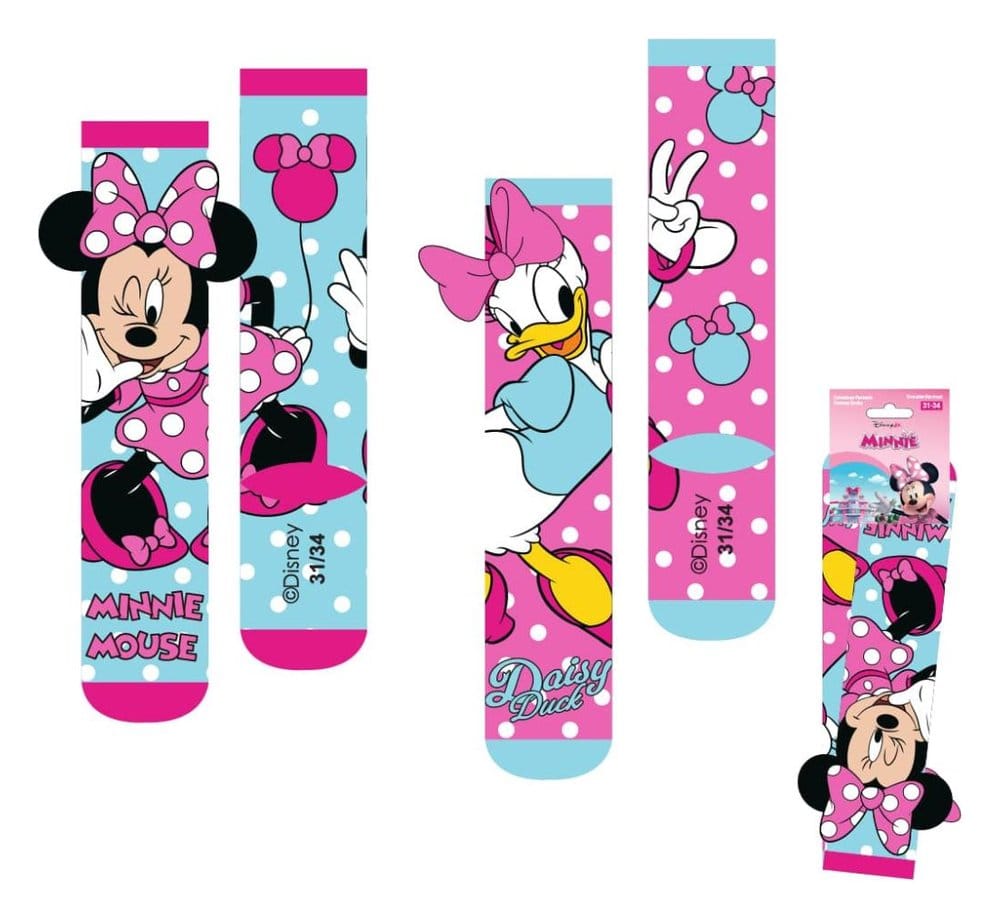 Disney-strumpor med applikationer Minnie Mouse storlek 27-34