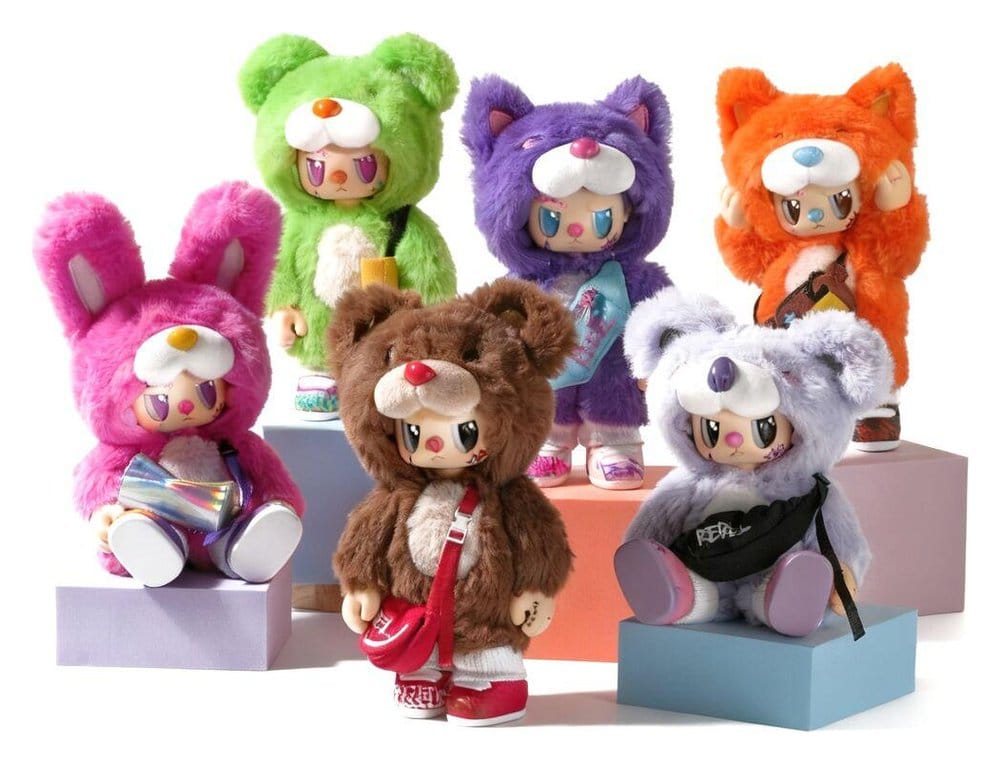 Rebel Bears gosedjur Actionfigur Blind Box Flyttbar Serie Display 18 cm (6)