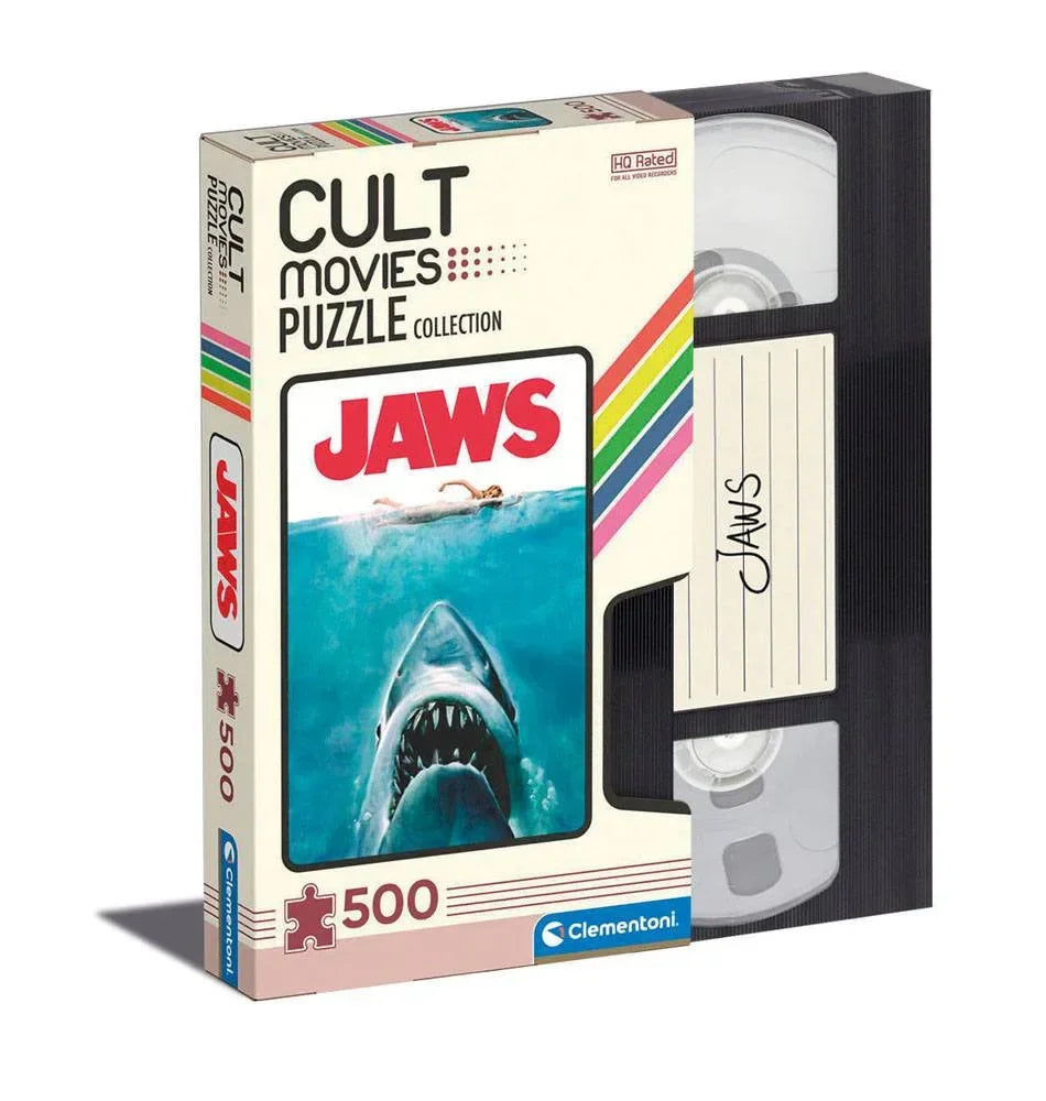 Cult Movies Puzzle Collection Jigsaw Puzzle Jaws (500 bitar) Clementoni