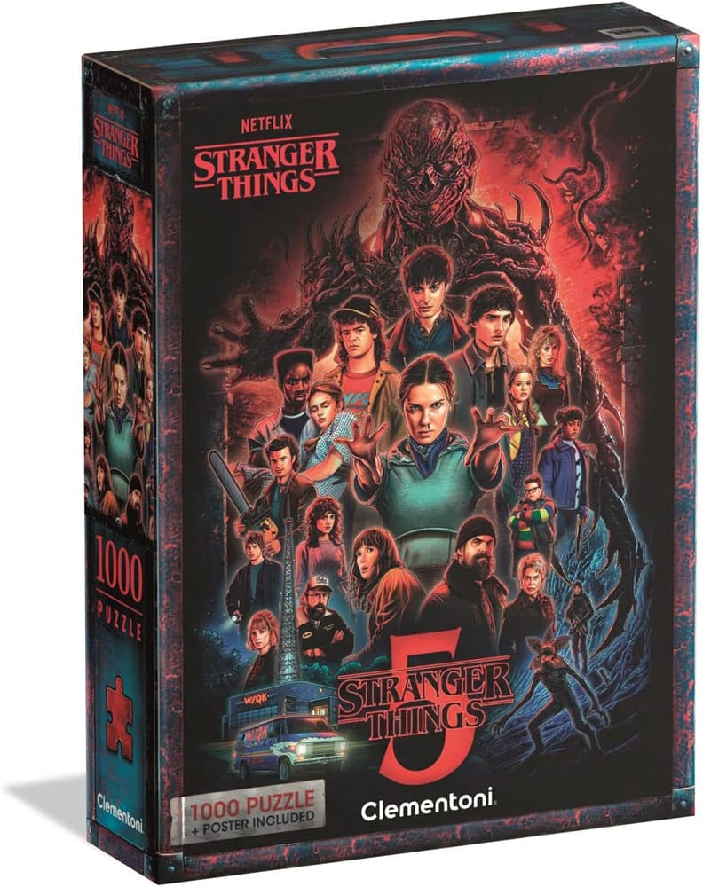 Stranger Things Jigsaw Puzzle Säsong 5 (1000 bitar) Clementoni