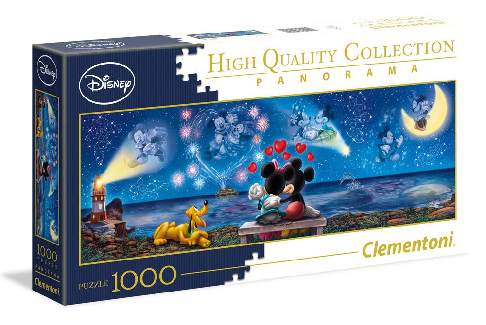 Disney Panorama Pussel Mickey & Minnie (1000 bitar) Clementoni
