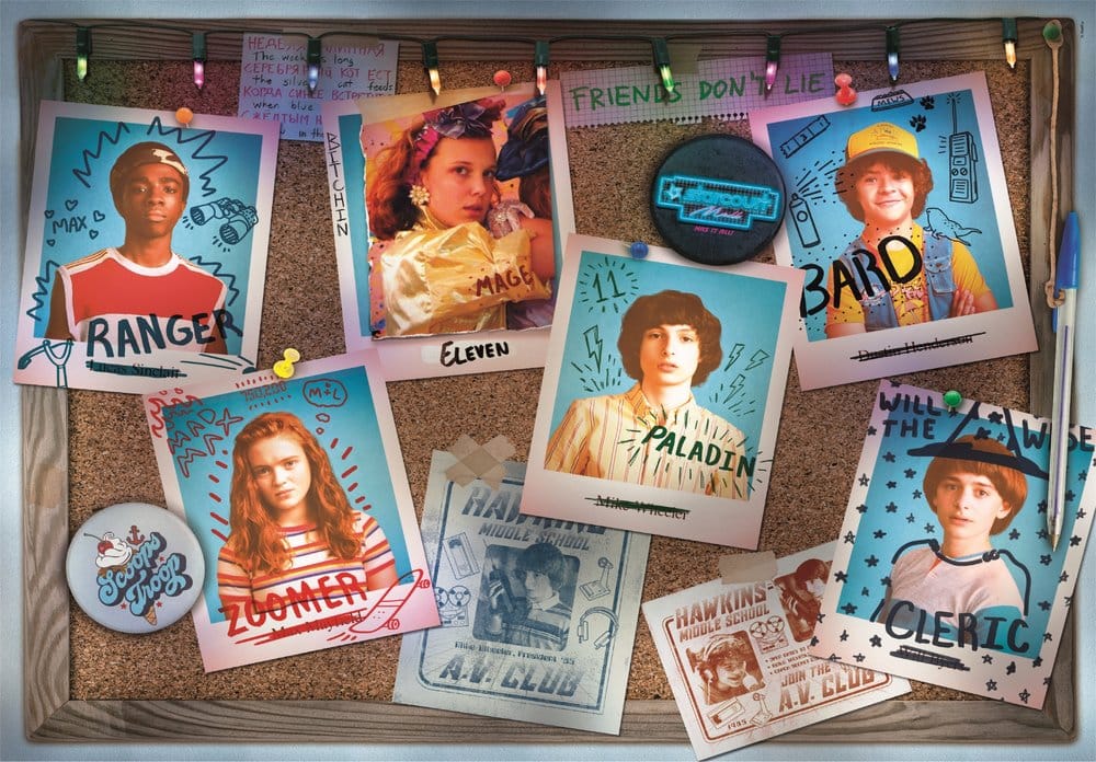 Stranger Things puzzle motif - 1000 pieces