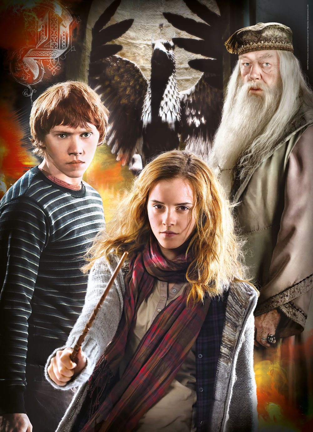 Harry Potter Multi Jigsaw Puzzle Karaktärer (3 x 1000 bitar) Clementoni