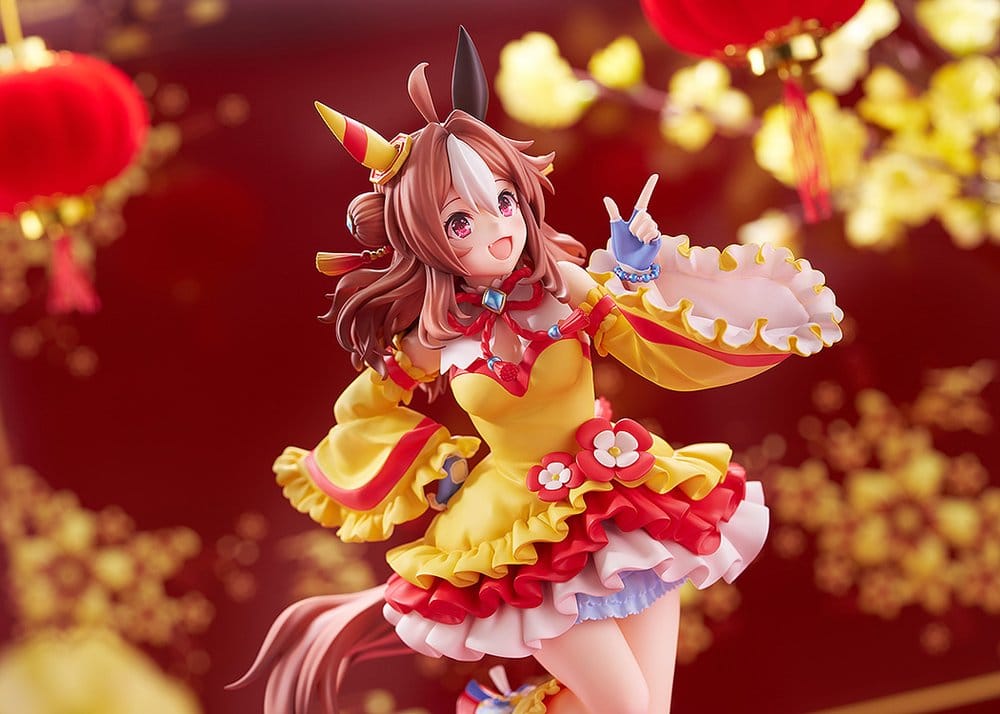 Umamusume: Pretty Derby PVC-figur 1/7 Copano Rickey Signaturracekläder-version, 26 cm