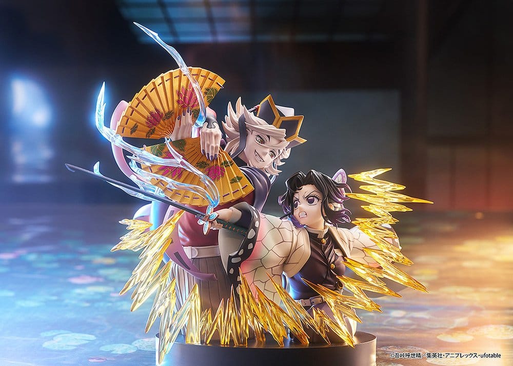 Demon Slayer: Kimetsu no Yaiba PVC-figurer 2-pack Shinobu Kocho & Doma 18 cm