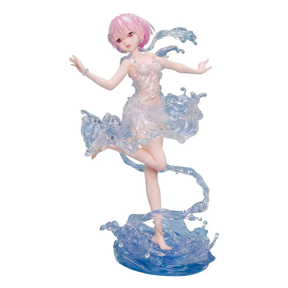 Re:Zero Starting Life in Another World PVC Figur 1/7 Ram Aqua Dress 23 cm Design COCO