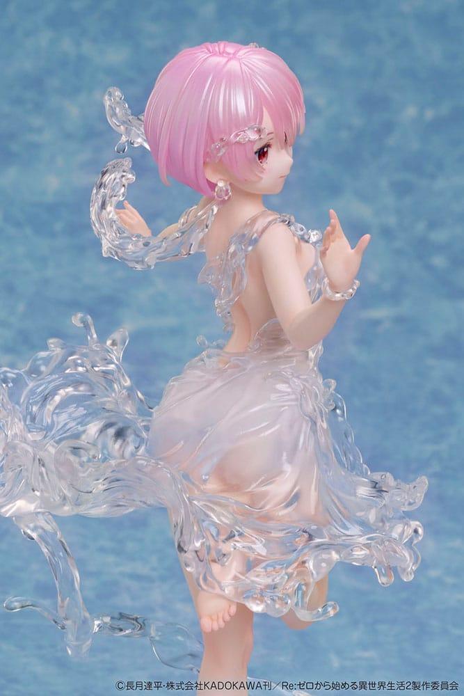 Re:Zero Starting Life in Another World PVC Figur 1/7 Ram Aqua Dress 23 cm Design COCO