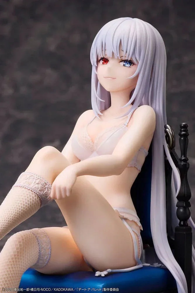 Date a Bullet PVC Figur 1/7 White Queen 17 cm Design COCO